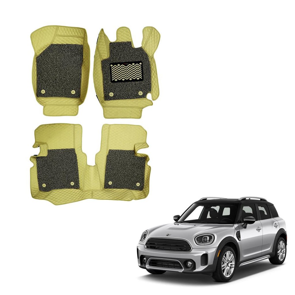 Mini countryman luxurious 7d floor mats