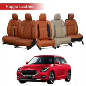 Nappa Leather Car Seat Cover For Swift 2024