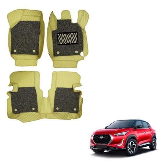 Nissan magnite illustrious 7d mat carpet - beige colour