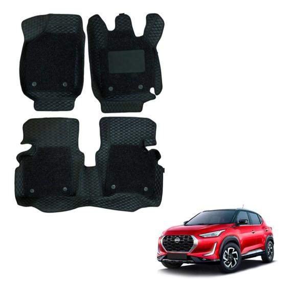 Premium mat carpet for nissan magnite - black colour
