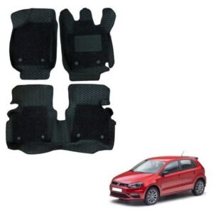 Premium Mat Carpet for Volkswagen Polo - Black Colour