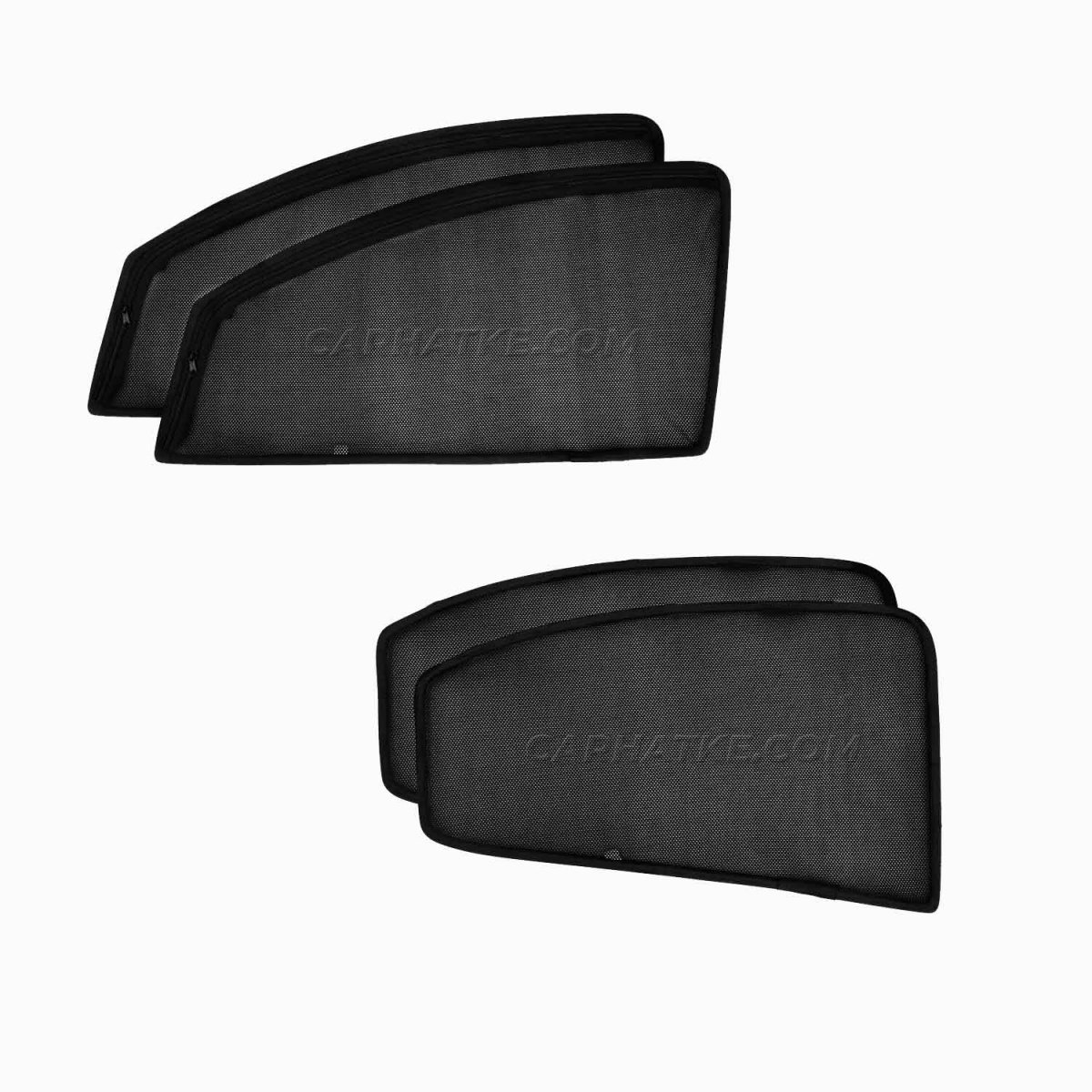 Reanult kwid 2015 onwards zipper magnetic window sun shades - 4 pieces
