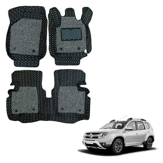 Renault duster deluxe 7d boot mat - black/grey colour