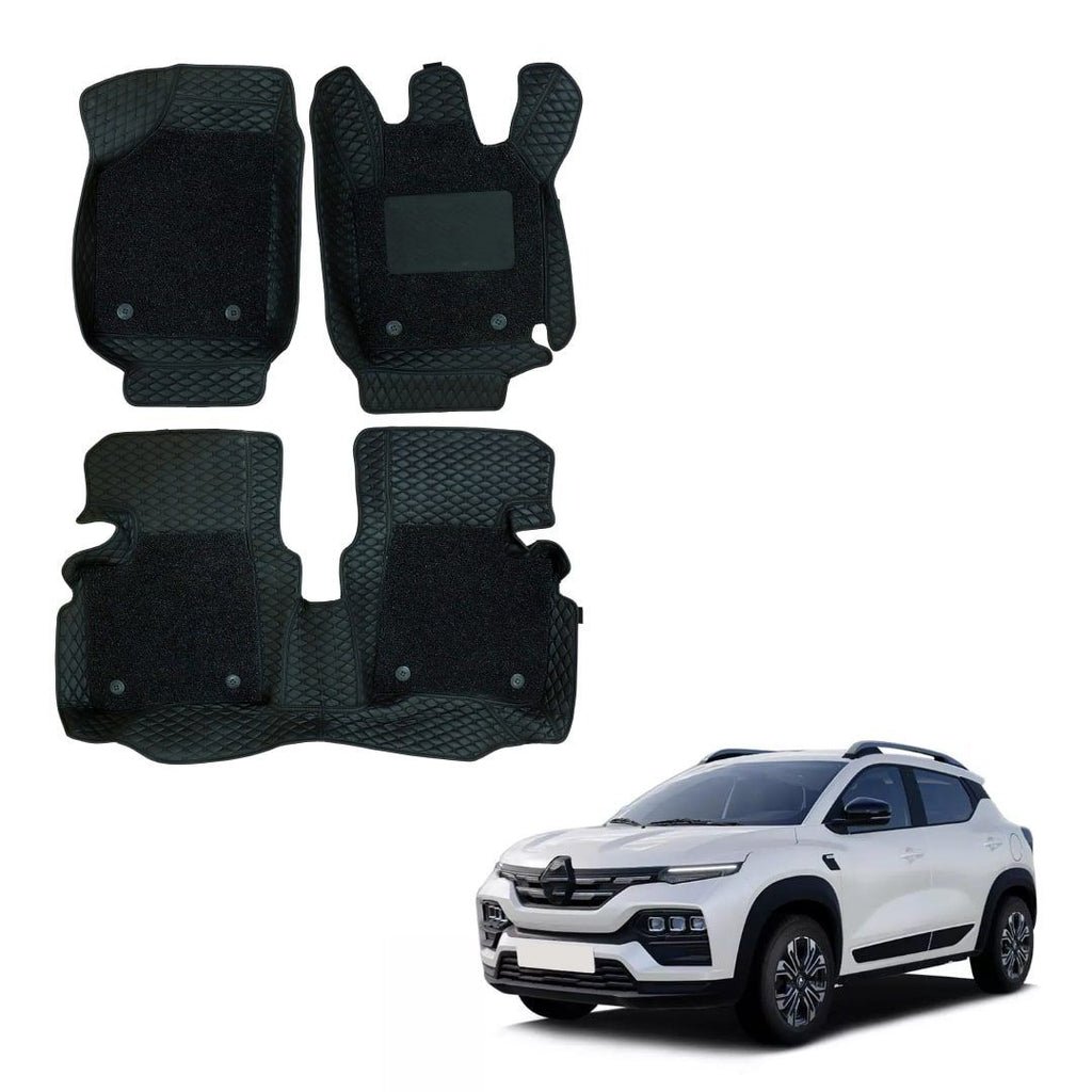 Renault kiger deluxe foot mattress - black colour