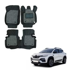 Renault Kiger Spacious Foot Mats - Black/Grey Colour
