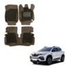 Renault Kiger Waterproof 7D Boot Mat - Brown Colour