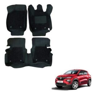 Renault KWID Spacious 7D Mat Carpet - Black Colour