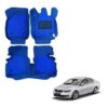Skoda Octavia Waterproof 7D Foot Mats - Blue Colour