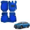 Spacious Floor Mats for Skoda Slavia - Blue Colour