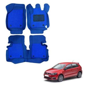 Splendid 7D Mats for Volkswagen Polo - Blue Colour