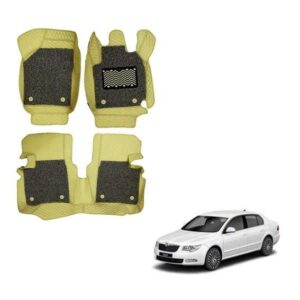 Superior 7D Mats for Skoda Superb - Beige Colour