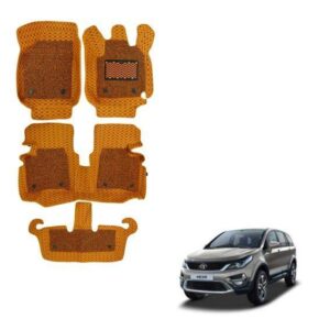 Tata Hexa Deluxe 7D Boot Mat - Tan Colour