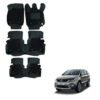 Tata Hexa Premium 7D Foot Mats - Black Colour