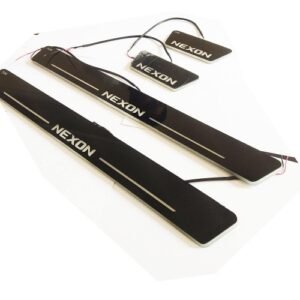 Tata Nexon 2017 Onwards Onwards Door Opening Matrix Moving LED Footstep - 4 Pieces