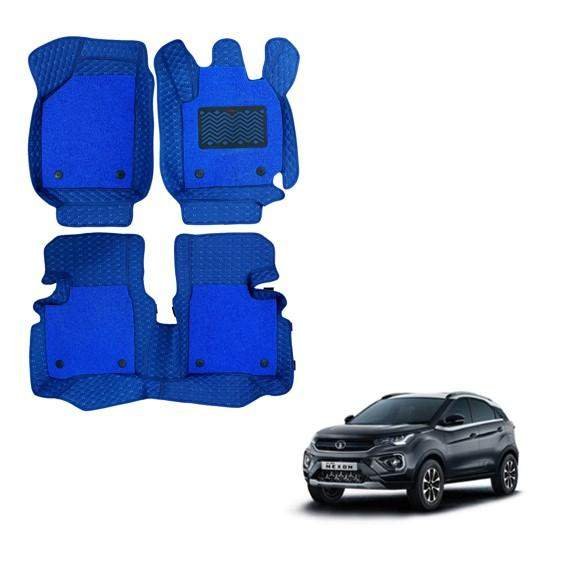 Tata nexon illustrious 7d boot mat - blue colour