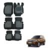 Tata Safari Storme Luxury 7D Foot Mattress - Black/Grey Colour