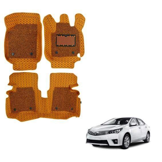 Toyota corolla altis luxurious 7d boot mat - tan colour