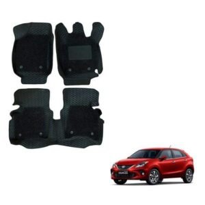 Toyota Glanza Illustrious 7D Foot Mats - Black Colour