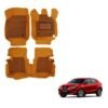 Toyota Glanza Premium 7D Foot Mats - Tan Colour