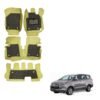 Toyota Innova Crysta (2016) Luxurious 7D Boot Mat - Beige Colour
