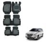 Toyota Innova Luxury 7D Foot Mattress - Black/Grey Colour