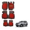 Toyota Land Cruiser Prado Illustrious Floor Mats - Black/Red Colour