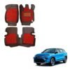 Toyota Urban Cruiser Hyryder Deluxe Floor Mats - Black/Red Colour