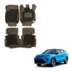 Toyota Urban Cruiser Hyryder Premium 7D Mat Carpet - Brown Colour
