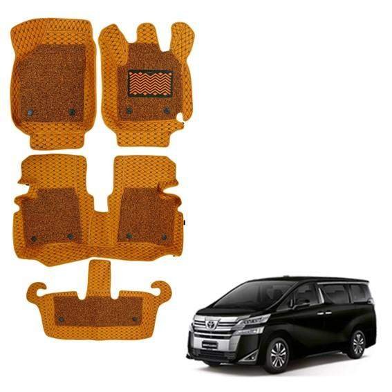 Toyota vellfire luxury 7d mat carpet - tan colour