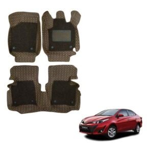 Toyota Yaris Waterproof 7D Boot Mat - Brown Colour