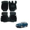 Volkswagen Ameo Luxury 7D Foot Mats - Black Colour