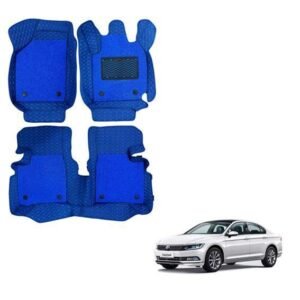 Volkswagen Passat All-Weather 7D Foot Mats - Blue Colour