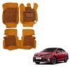 Volkswagen Virtus Luxurious 7D Mats - Tan Colour