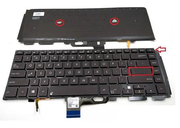 Backlit keyboard for asus zenbook pro ux550 ux550ve ux550vd laptop