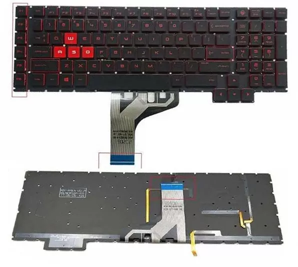 Backlit keyboard for hp omen 17-an 17-an011dx 17-an012dx series laptop