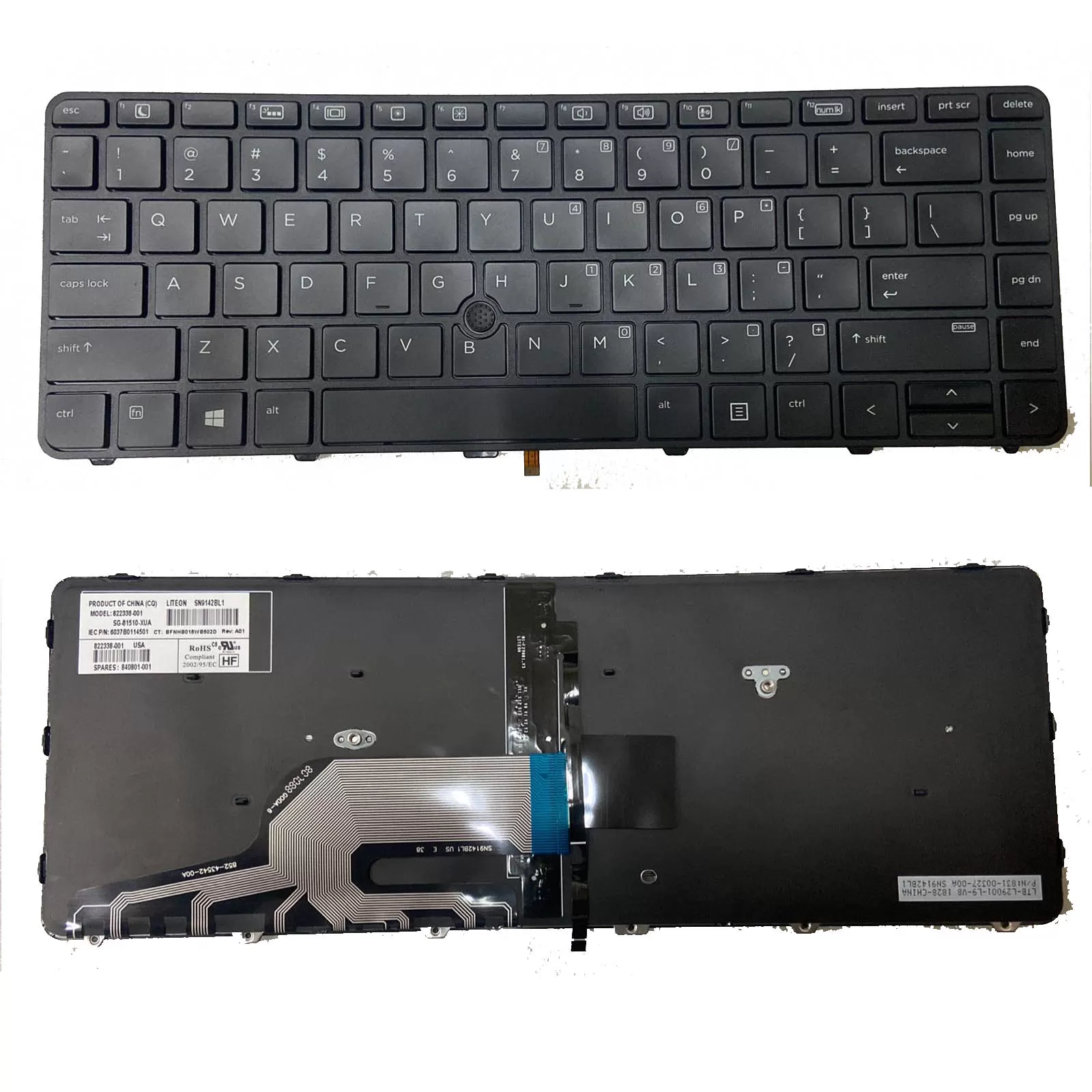 Backlit keyboard for hp probook 430 g3 laptop