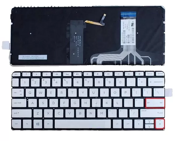 Backlit keyboard for hp spectre 13-v138tu and 13-v001dx