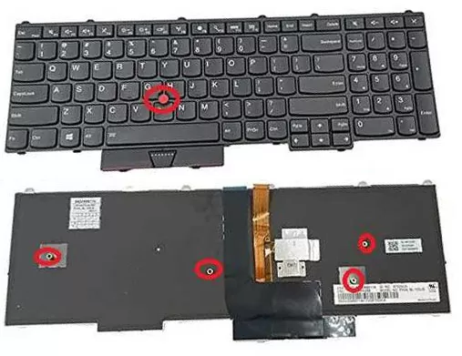 Backlit keyboard for ibm lenovo thinkpad p51, p71, p50, p70 laptops
