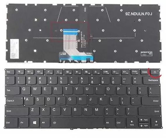 Backlit keyboard for lenovo ideapad 720s-13 720s-13ikb 720s-13arr series laptop