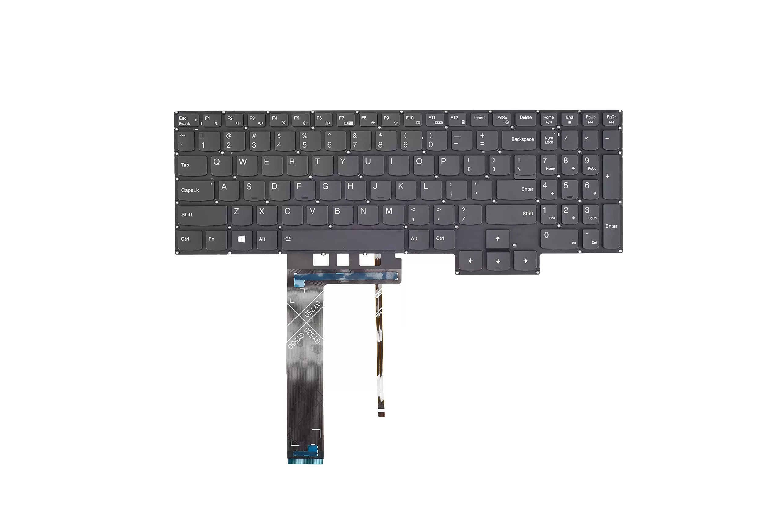 Backlit keyboard for lenovo legion 5-15imh05h and 5-17imh05h series laptops