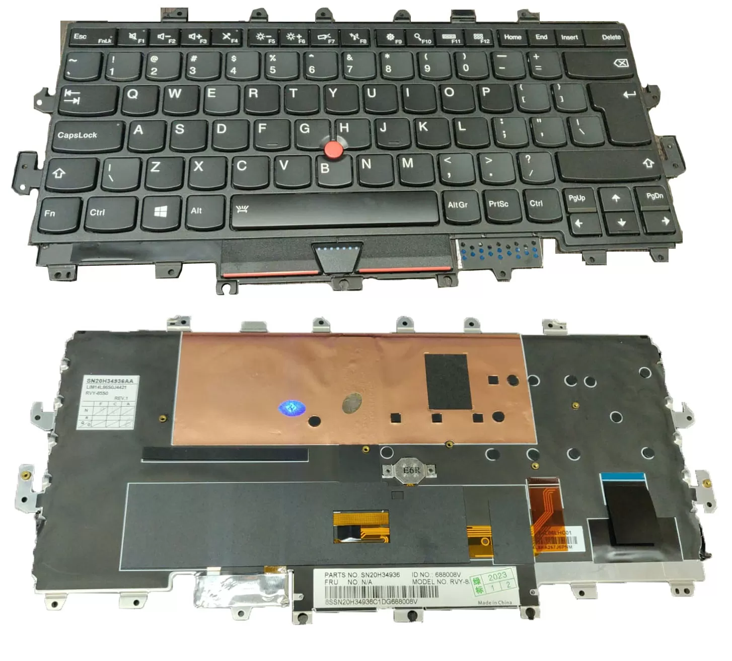 Backlit keyboard for lenovo x1 carbon 4th generation (us layout)