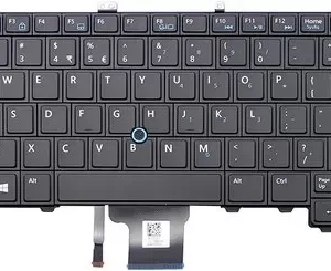 Backlit Keyboard without Click Button for Dell Latitude E7440