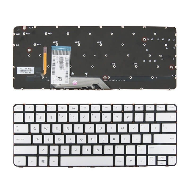 Backlit us layout keyboard for hp spectre 13-4000 series laptop