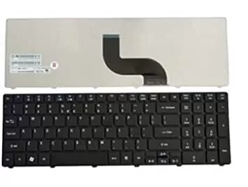 Black full qwerty replacement keyboard for acer aspire 5738z laptop