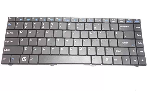 Black laptop keyboard compatible with hcl me l74