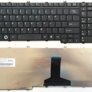 Black Laptop Keyboard Compatible with Satellite L500