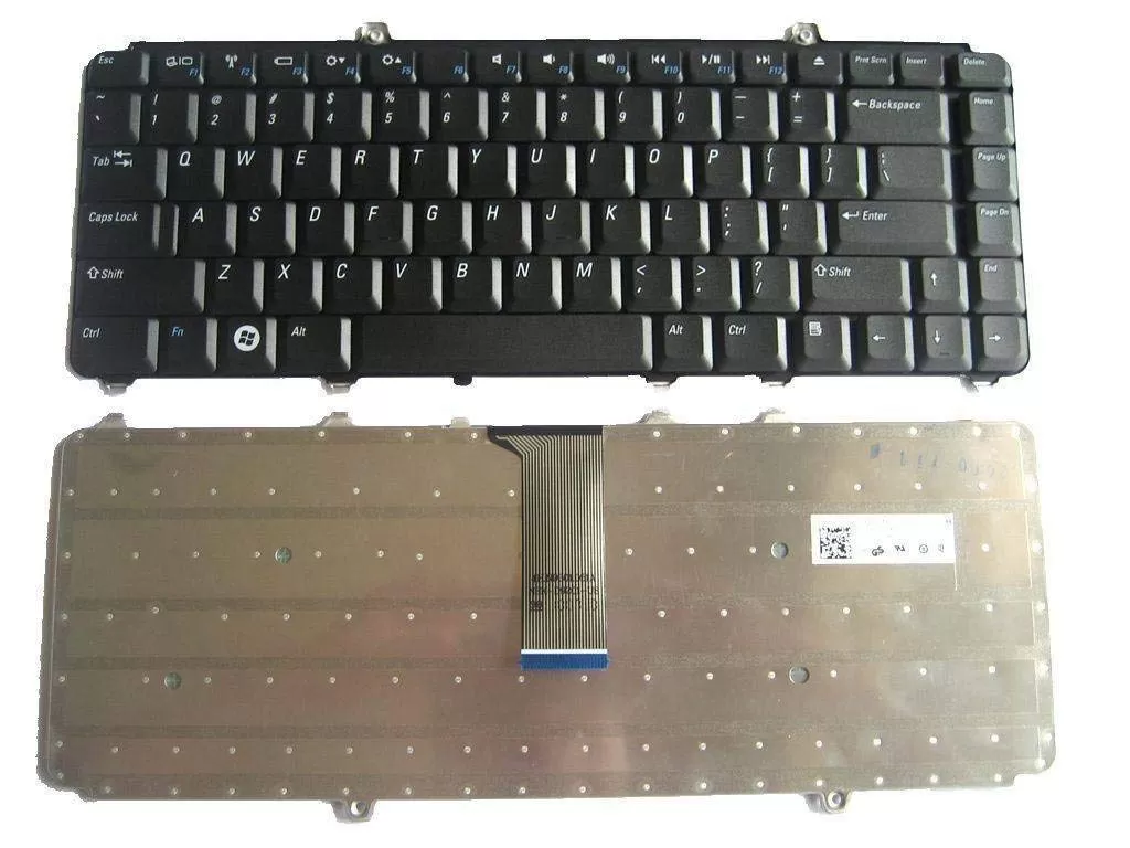 Black replacement keyboard for dell inspiron 1420 laptop
