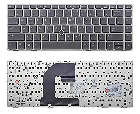 Hp elitebook 8470b laptop keyboard with frame and mouse included