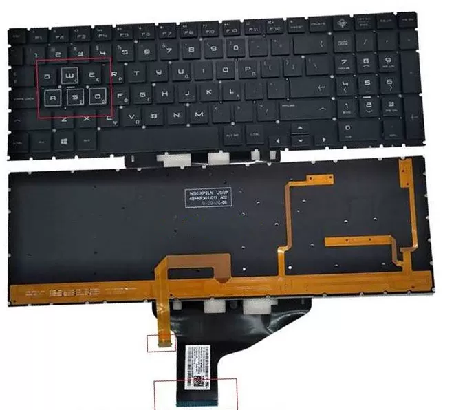 Hp omen 15-dc series laptop with rgb backlit keyboard