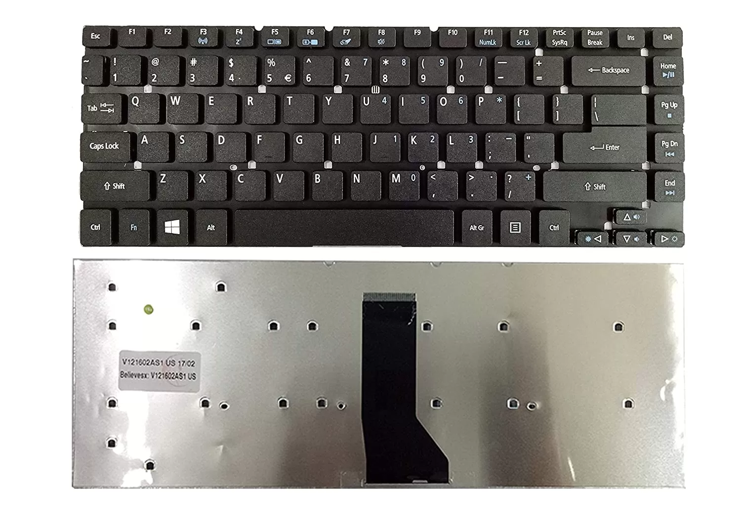 Keyboard for acer aspire 4755 4830t v3-472g 4840g 3830g e1 410 laptop